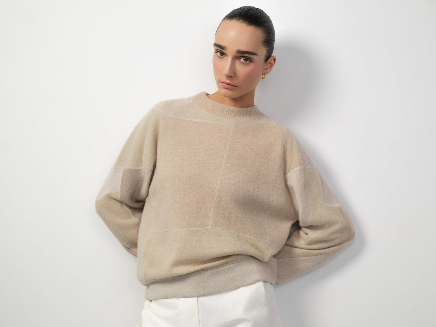 Beige Cashmere Jumper