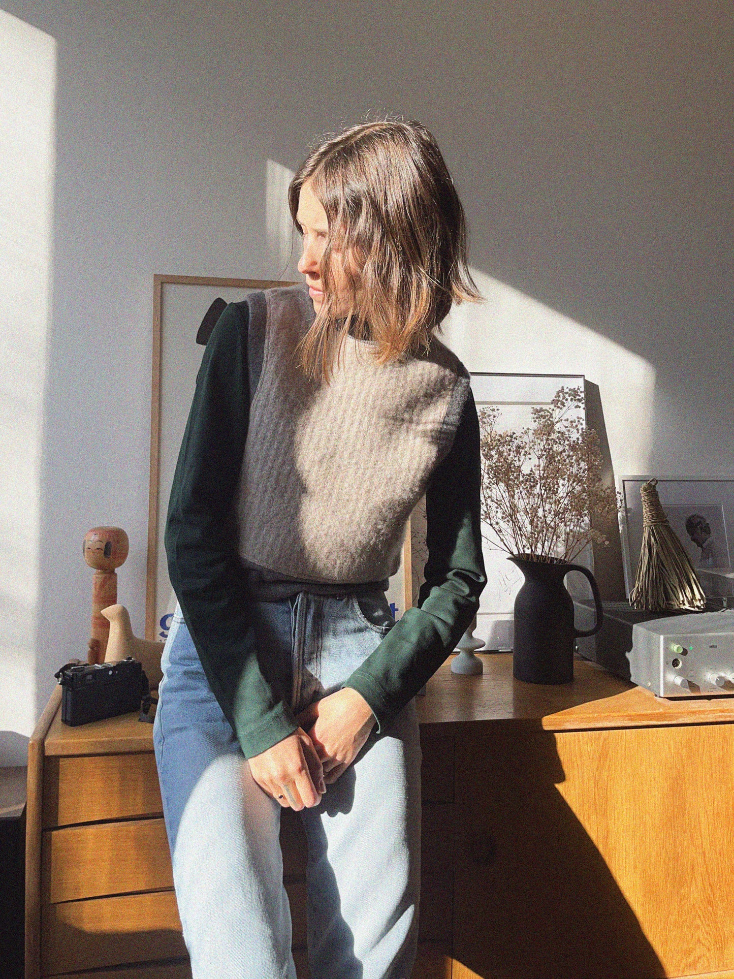 Cashmere Vest Beige