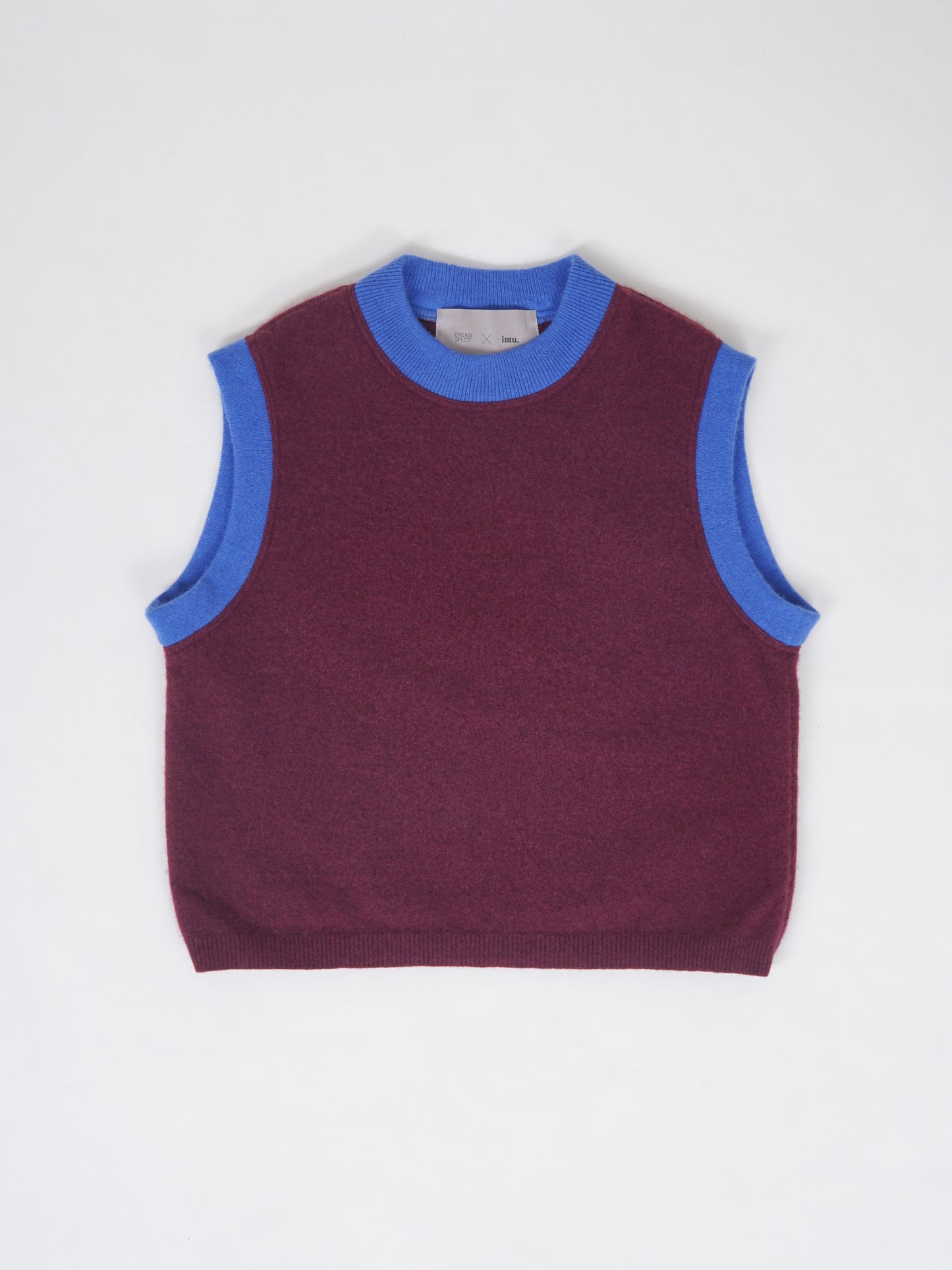 Cashmere Vest Plum