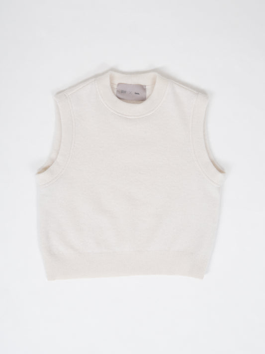 Cashmere Vest écru