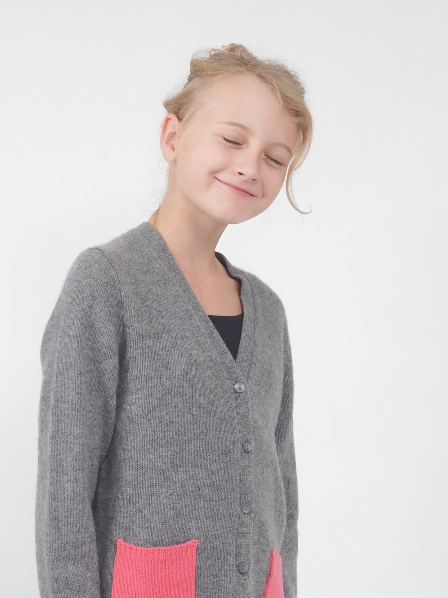 Cardigan z kaszmiru