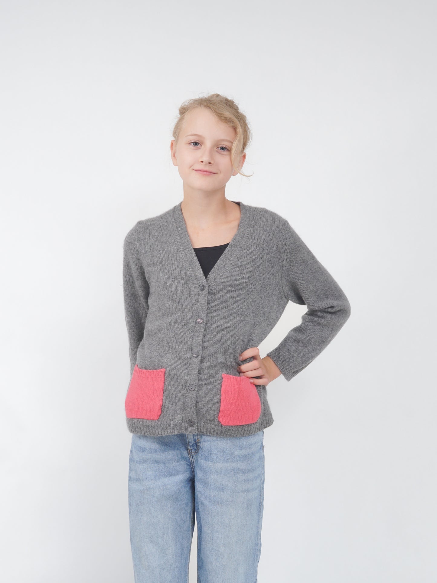 Cardigan z kaszmiru