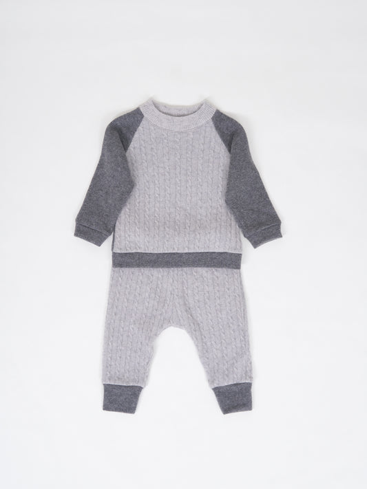 Kaszmirowy komplet Grey