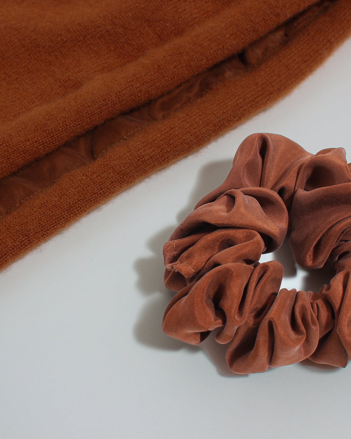 Terracotta Hood Cashmere & Silk