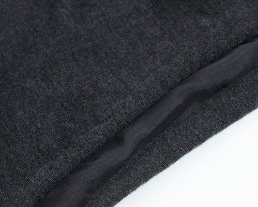 Dark Grey Hood Cashmere & Silk