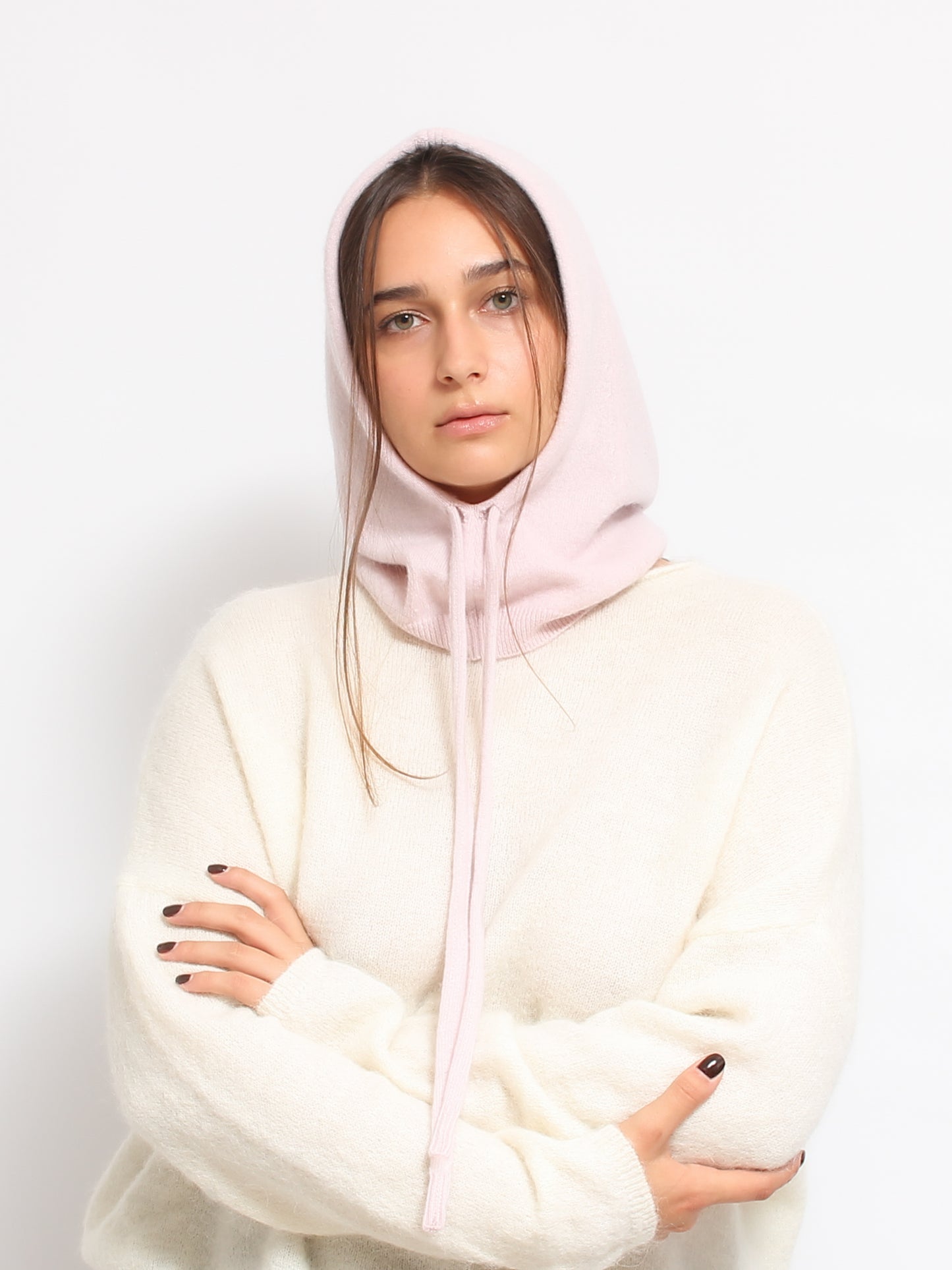 Light Pink Cashmere Hood