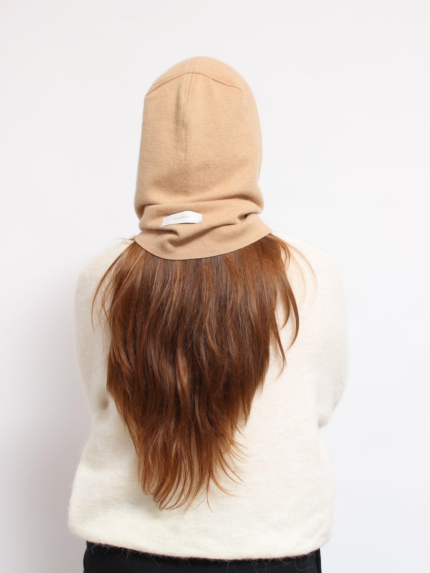 Beige Cashmere Hood
