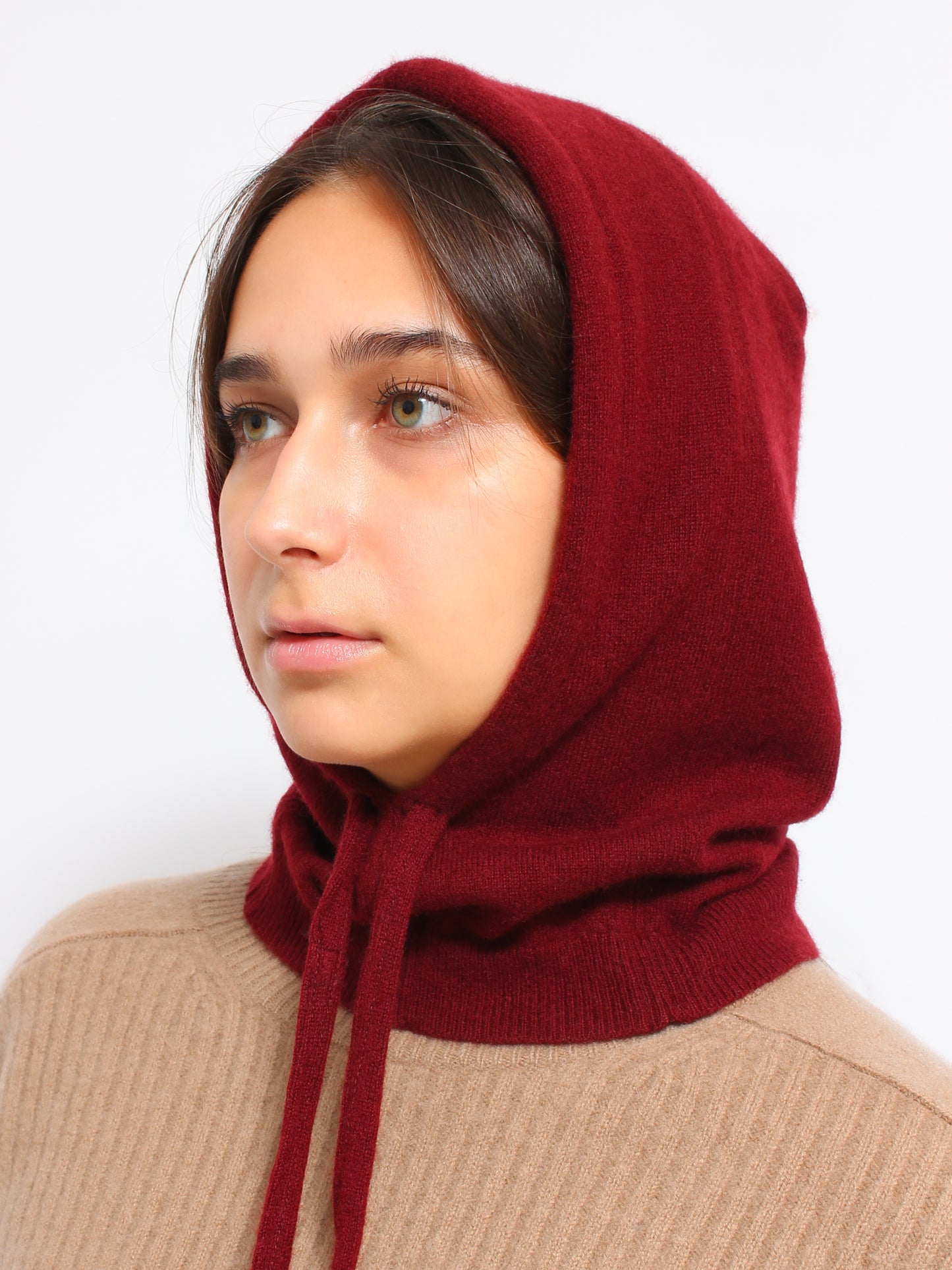 Burgundy Cashmere Hood