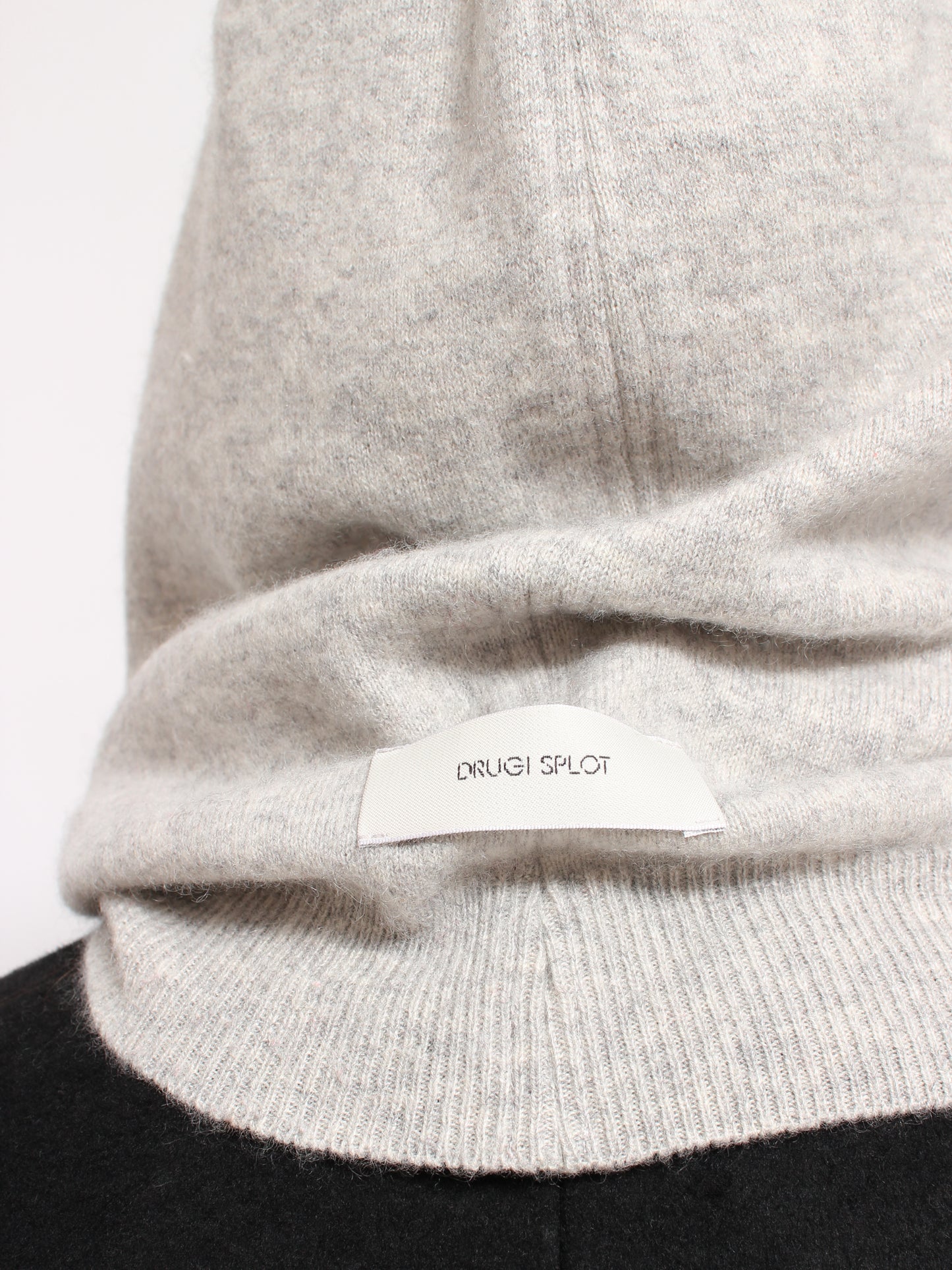 Light Grey Cashmere Hood