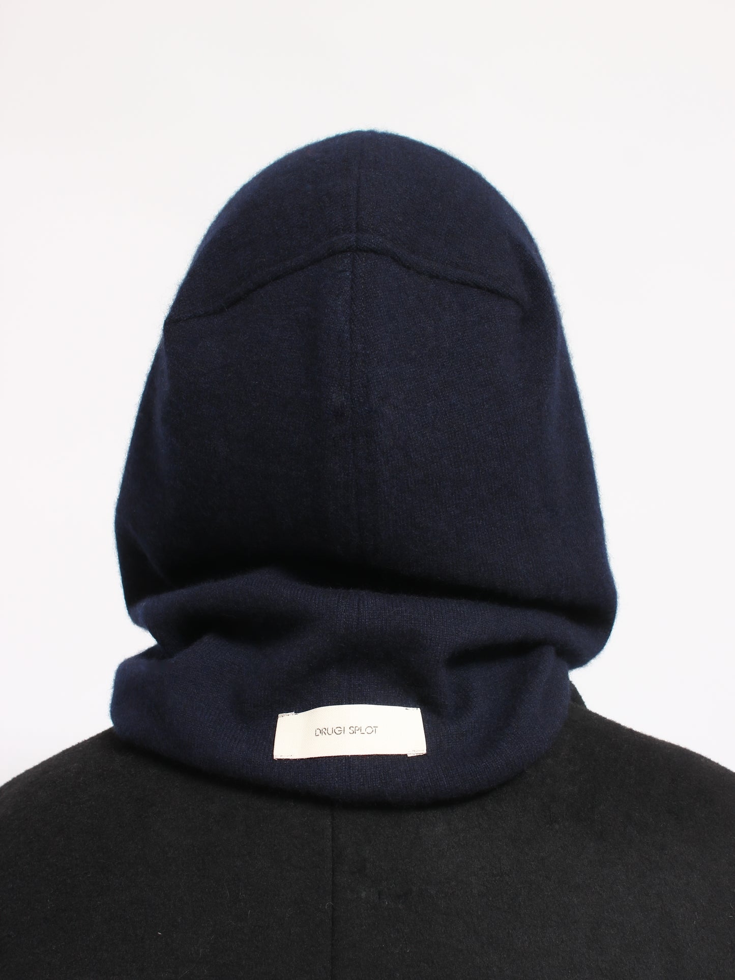 Navy Blue Cashmere Hood