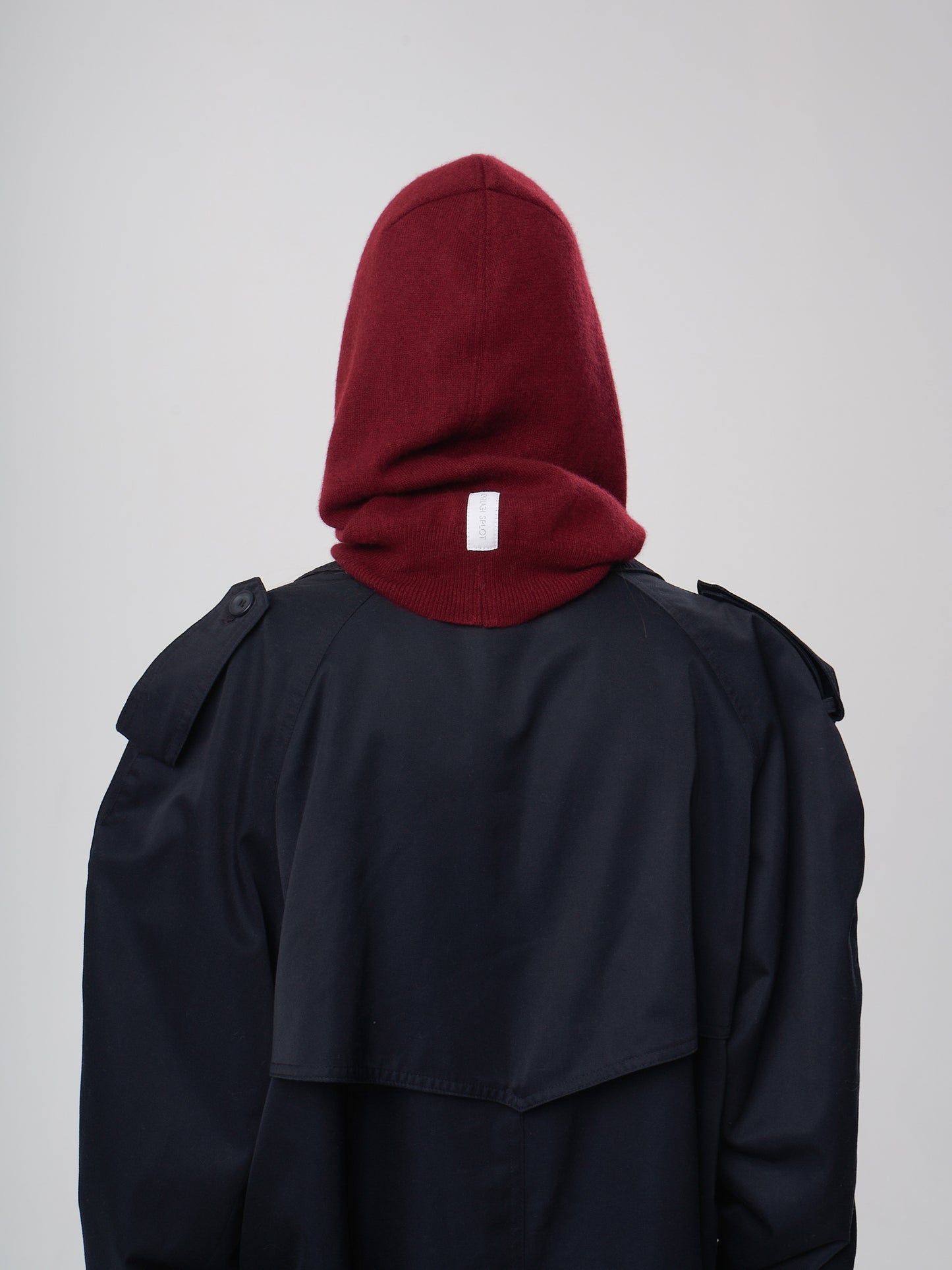 Hood in BALACLAVA cashmere