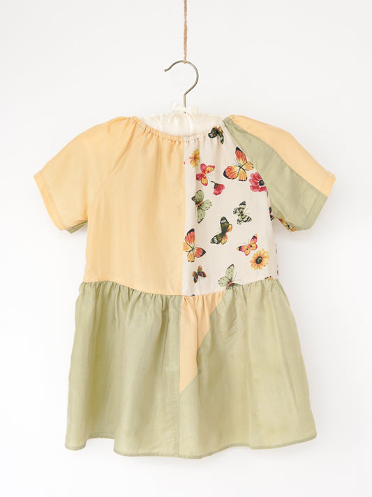 Jedwabna Sukienka Patchwork