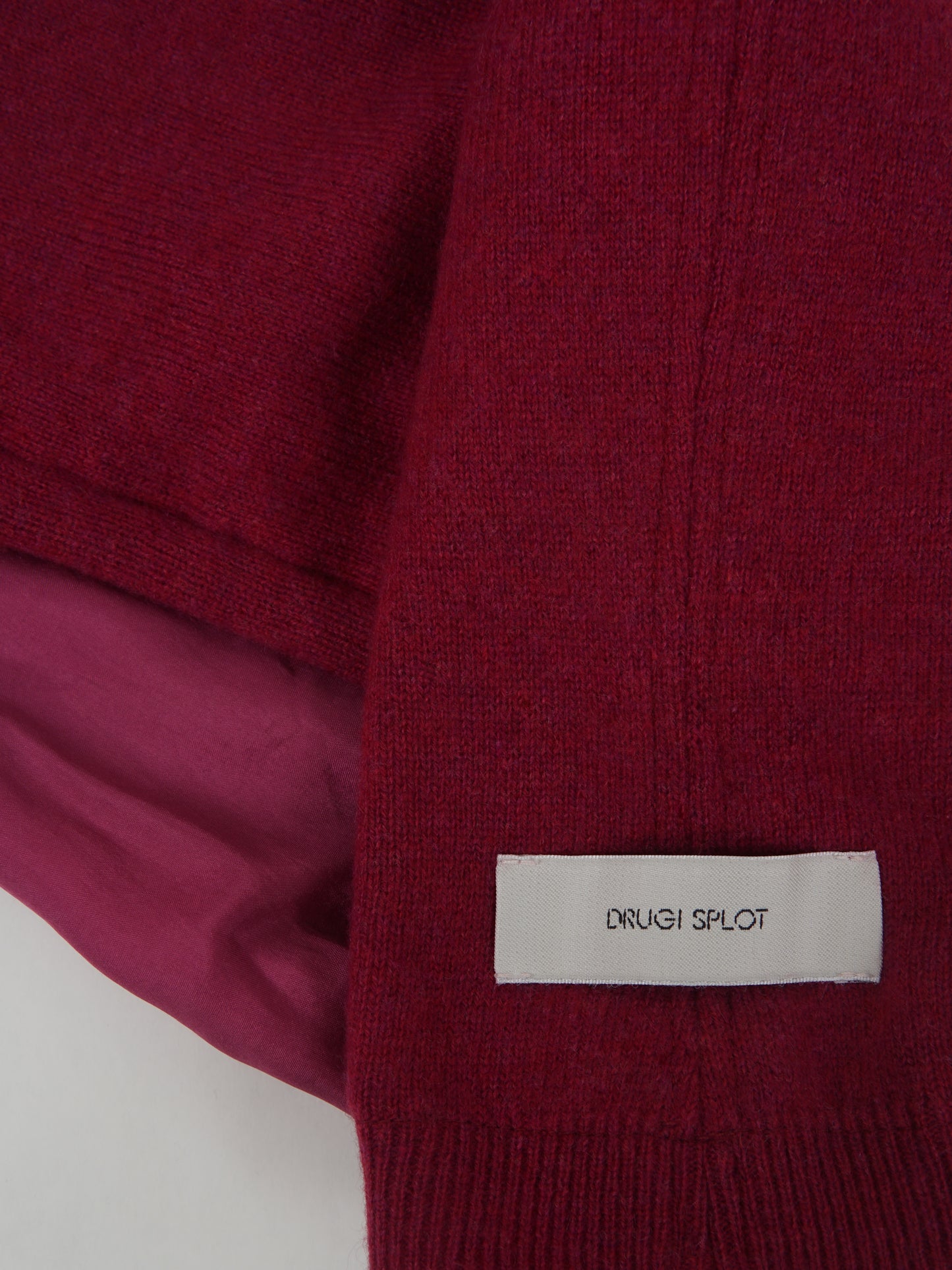 Bordo Hood Cashmere & Silk