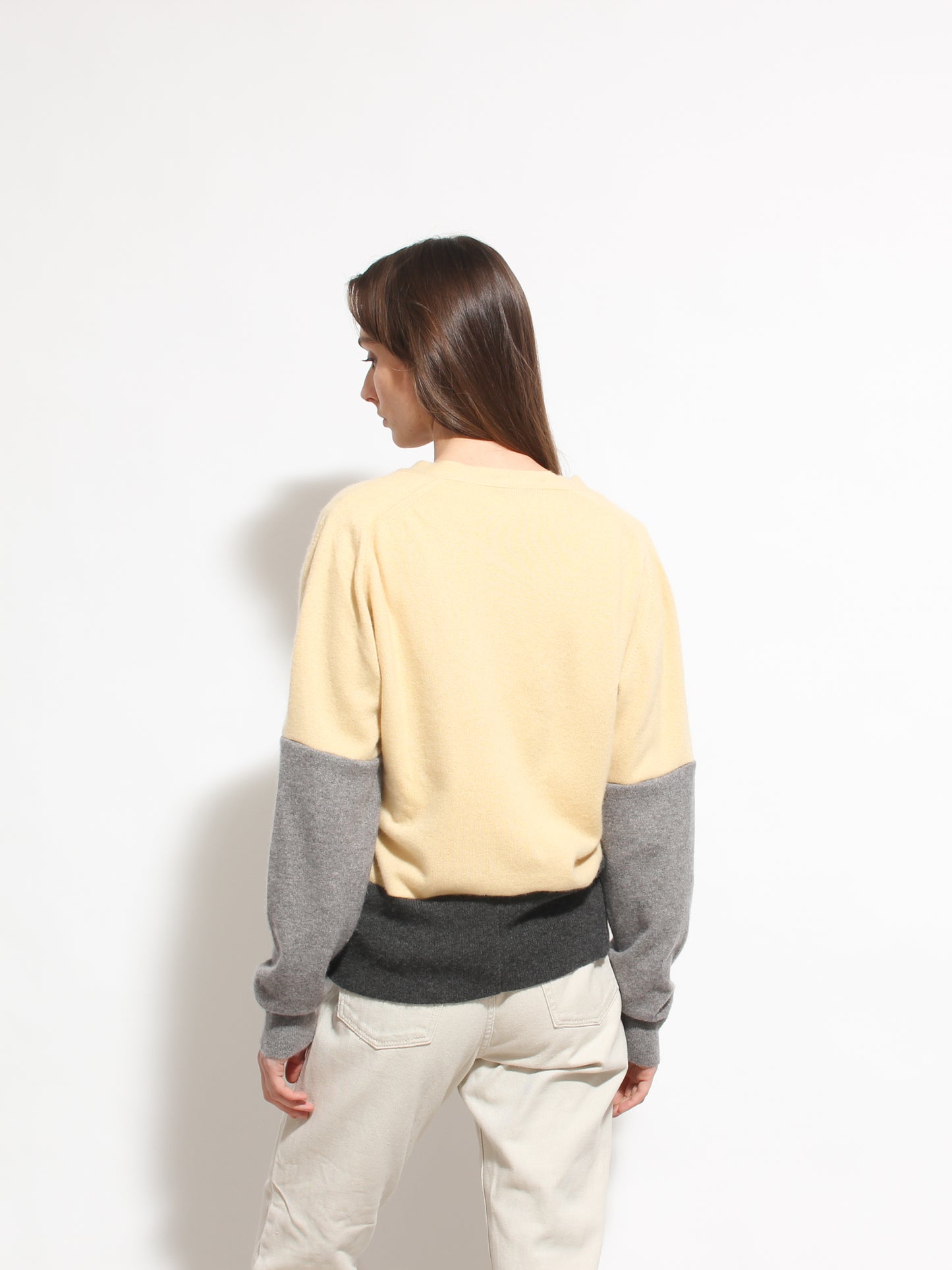 Cardigan z kaszmiru, L