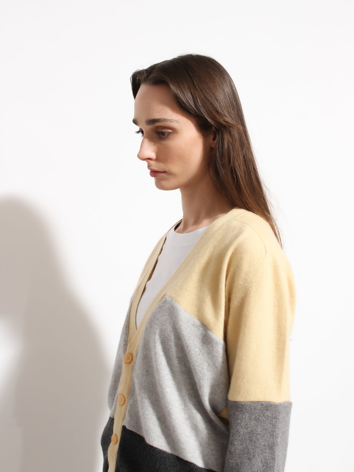 Cardigan z kaszmiru, L