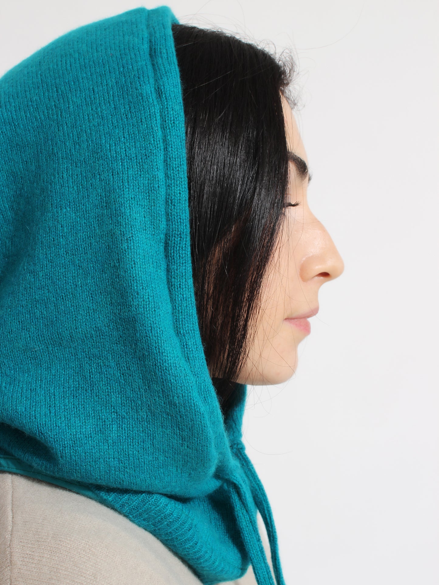 Turquoise Hood Cashmere & Silk