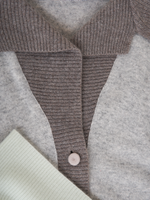 Cardigan z kaszmiru