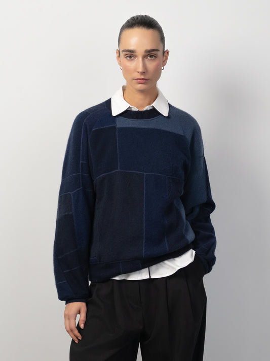 Navy Blue Cashmere Jumper