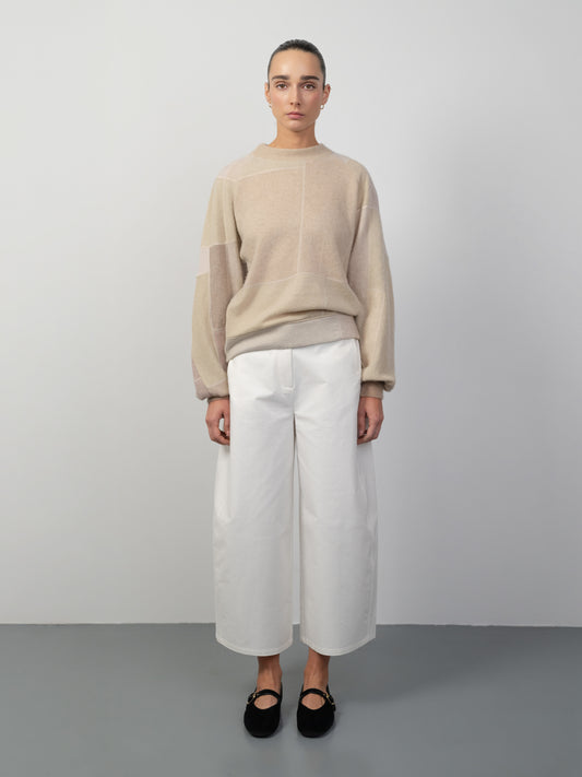 Beige Cashmere Jumper