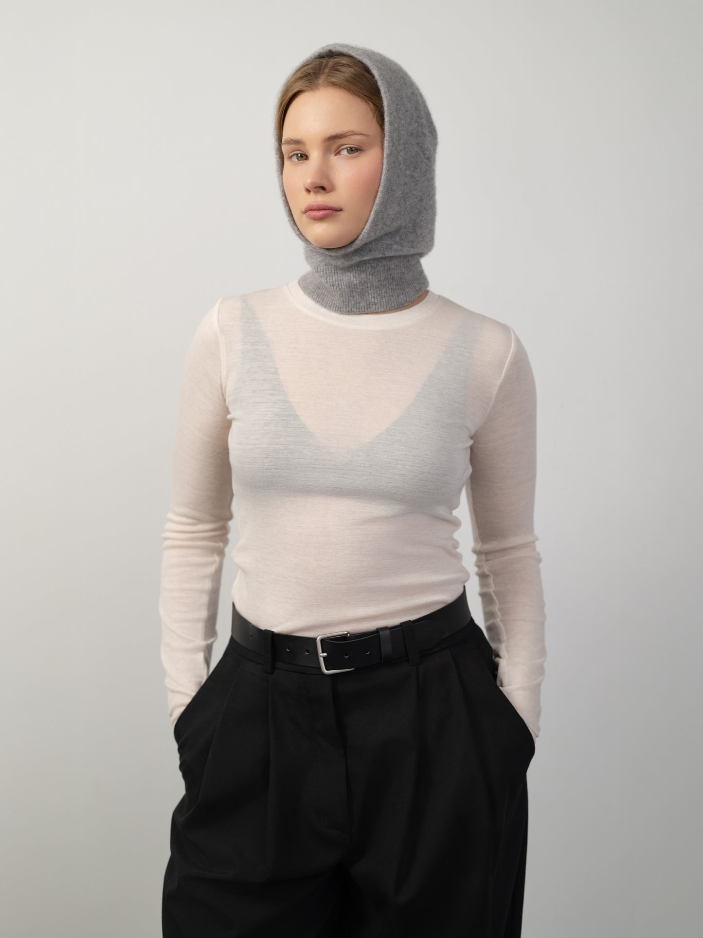 Grey BALACLAVA slim
