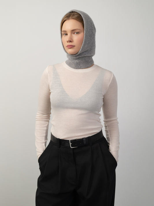 Grey BALACLAVA slim