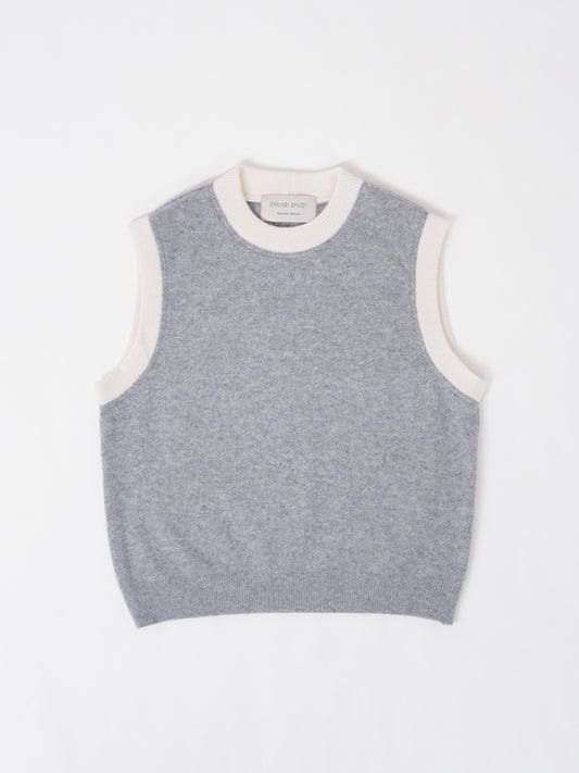 Cashmere Vest Grey