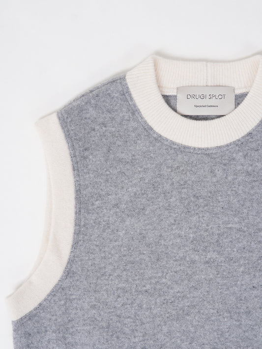 Cashmere Vest Grey