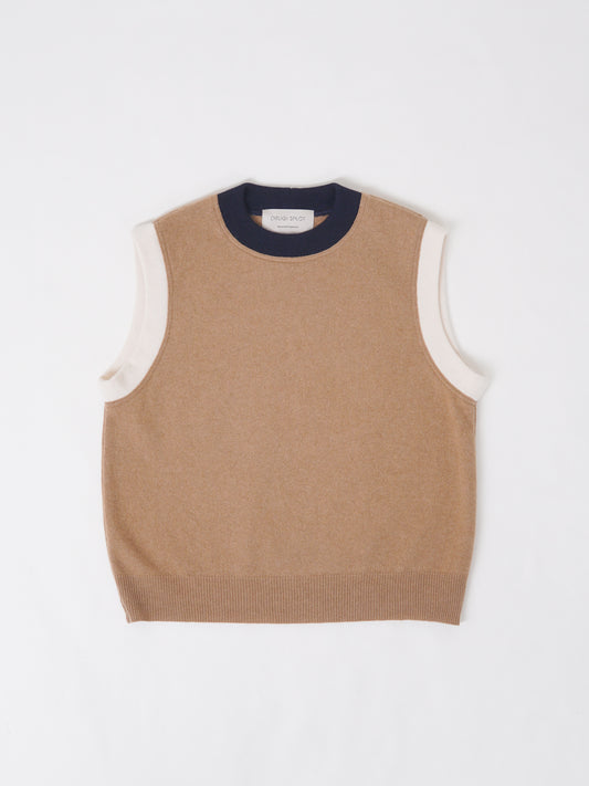 Cashmere Vest Beige