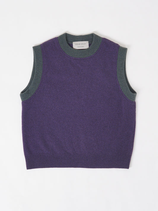 Cashmere Vest Violet