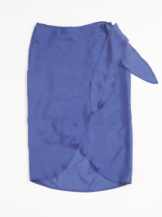 Spódnica Wrap niebieska