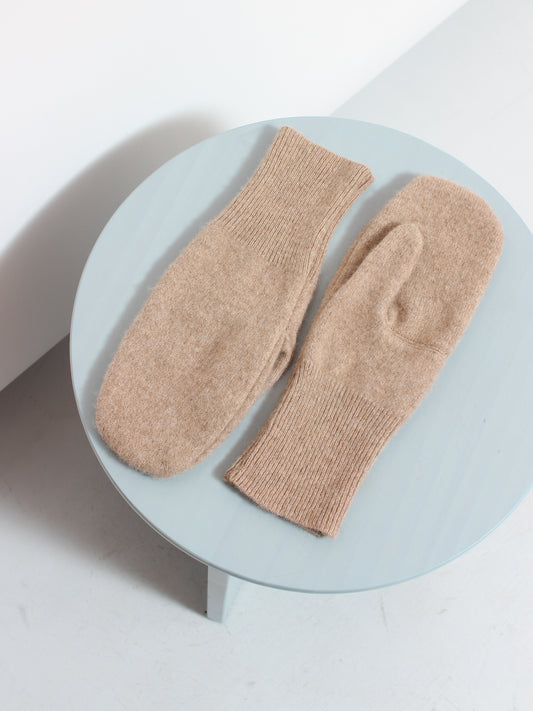 Kaszmirowe rękawiczki Beige