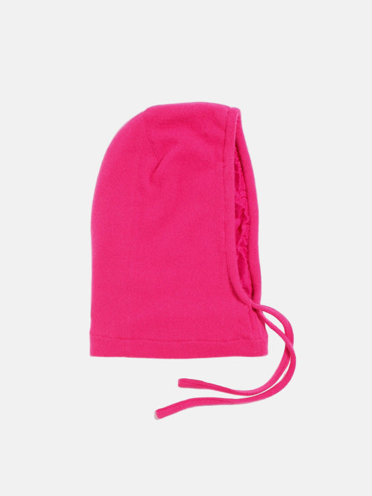 Fuchsia Pink Hood Cashmere & Silk