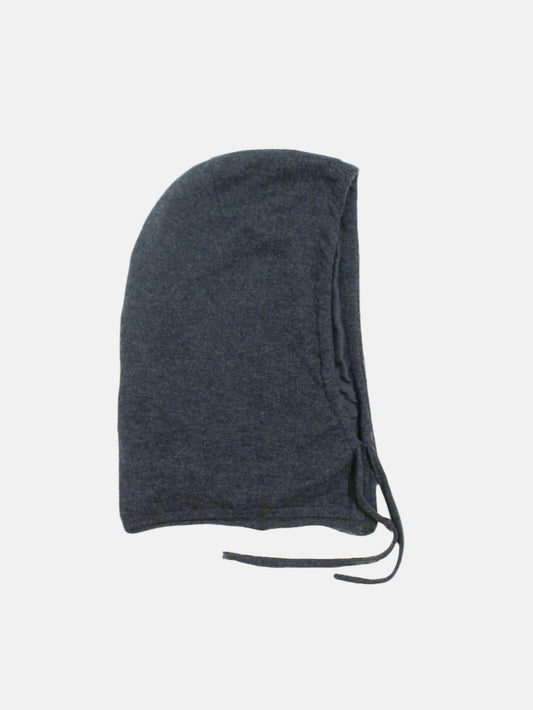 Dark Grey Hood Cashmere & Silk
