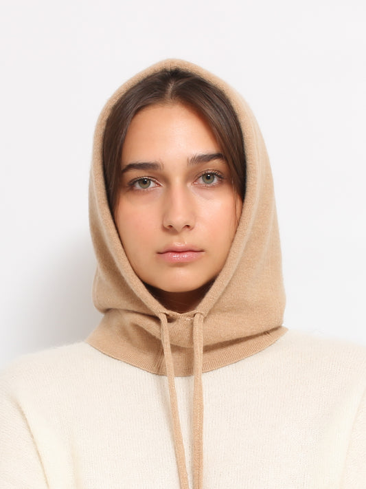 Beige Cashmere Hood