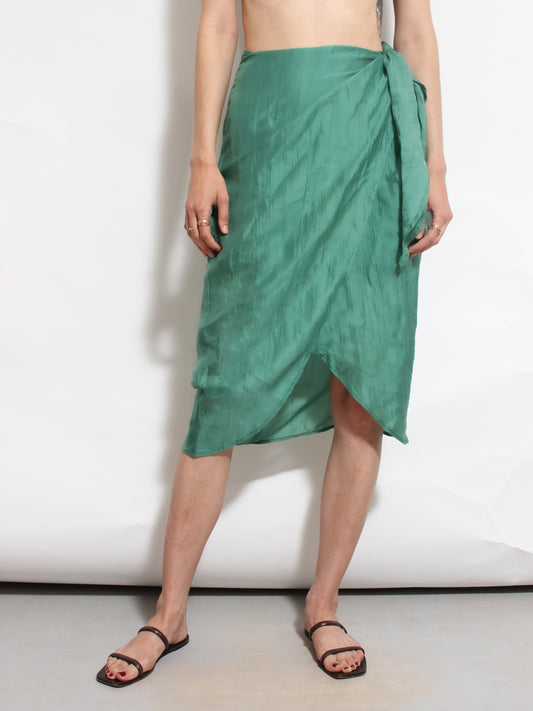 Spódnica Wrap zielona