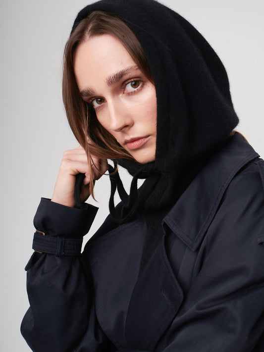 Hood in BALACLAVA cashmere