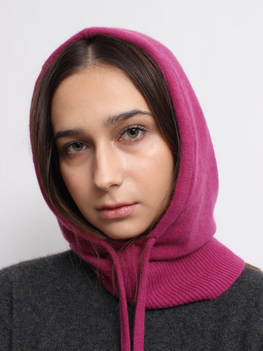 Hood in BALACLAVA cashmere