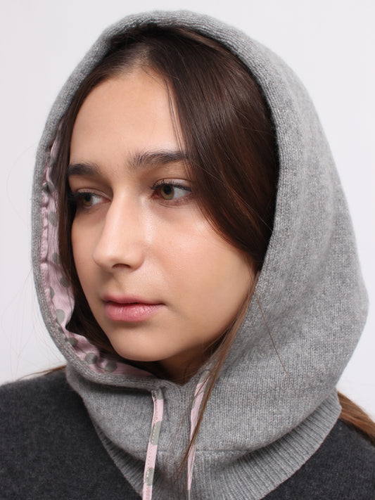 Hood in BALACLAVA cashmere