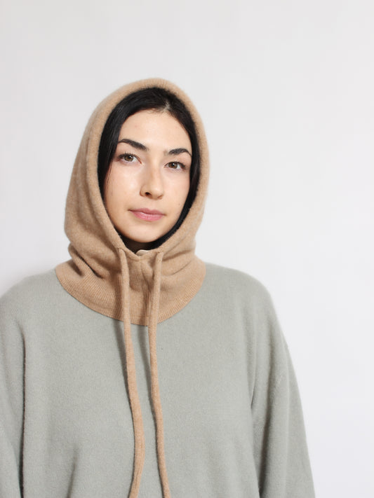 Hood in BALACLAVA cashmere
