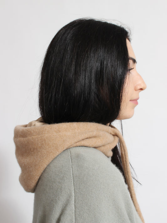 Hood in BALACLAVA cashmere