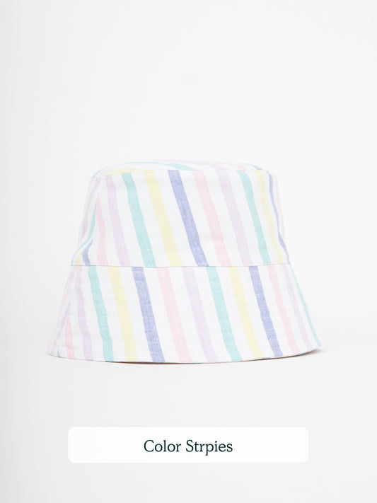 Bucket Hat Kids with a pattern