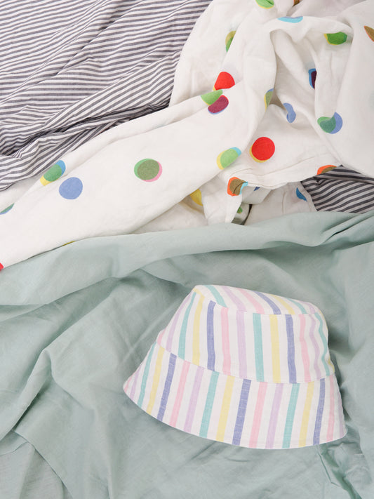 Bucket Hat Adultes avec motif / soie