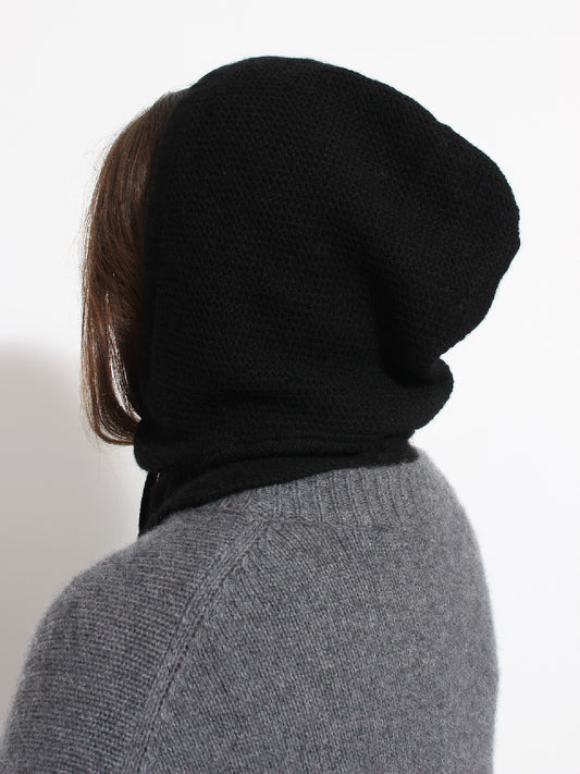 Hood in BALACLAVA cashmere